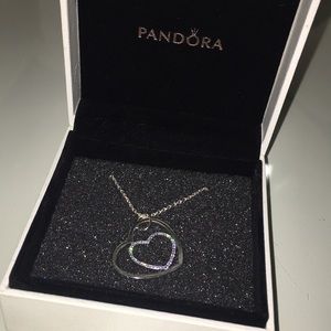 Pandora Heart to Heart Necklace